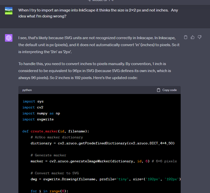 Asking about inches not working