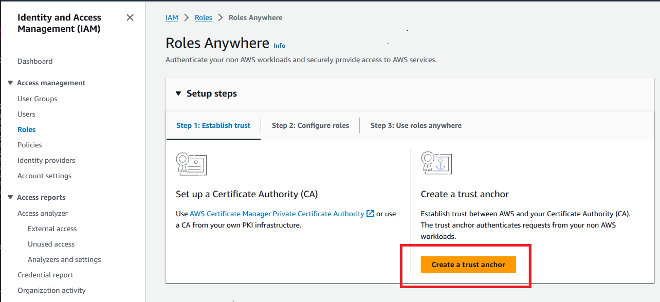 IAM Roles Anywhere
