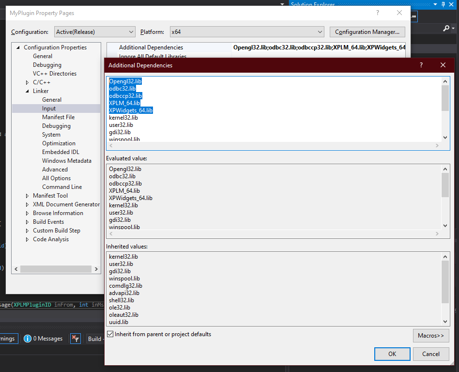 preprocessor definitions